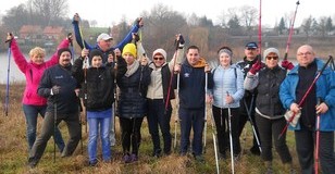 Spacer nordic walking w Łopiennie