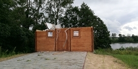 skutki nawałnicy na terenie gminy Mieleszyn